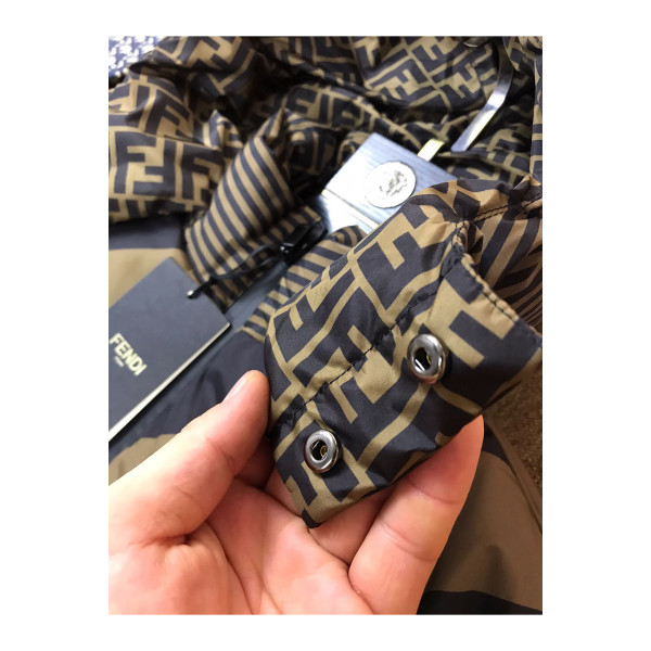 Fendi, Men's Jackets, Brown