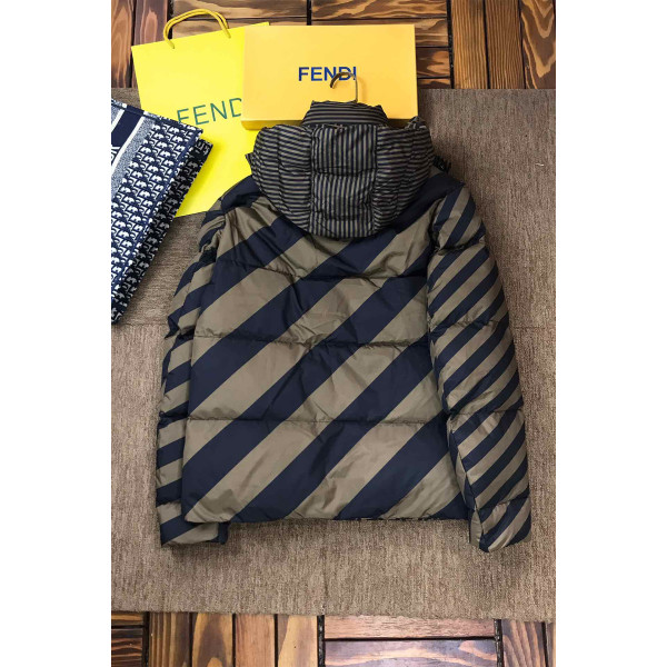 Fendi, Men's Jackets, Brown