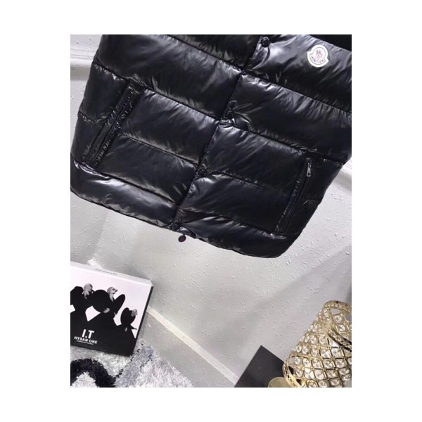 Moncler, Men's Vest, Black