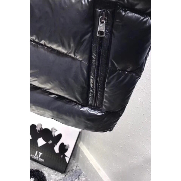 Moncler, Men's Vest, Black