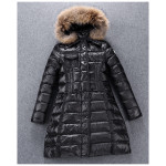 Moncler, Hermifur, Women's Jackets, Black