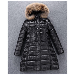 Moncler, Hermifur, Women's Jackets, Black