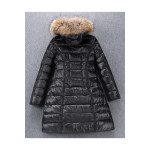 Moncler, Hermifur, Women's Jackets, Black