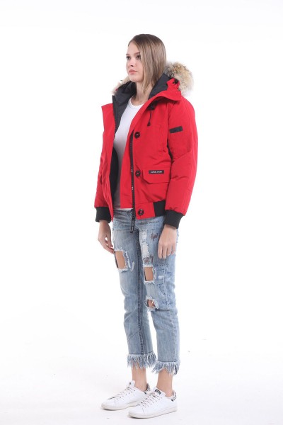 Canada Goose, Chilliwack, Women's Bomber, Red