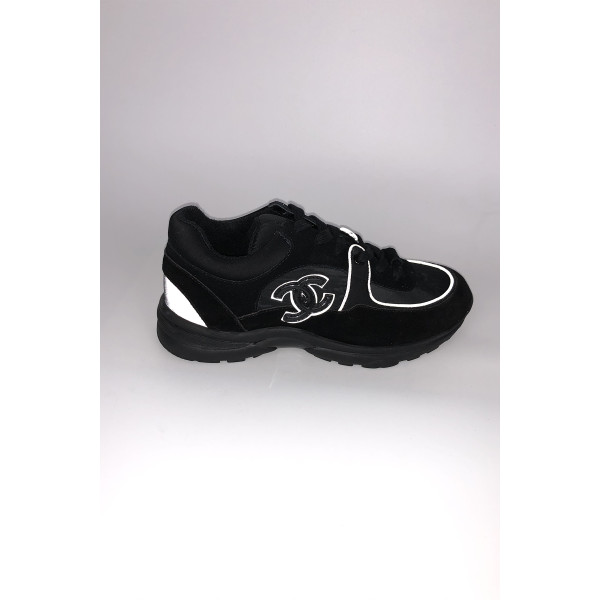 Chanel, Women's Sneaker, Reflective, Black