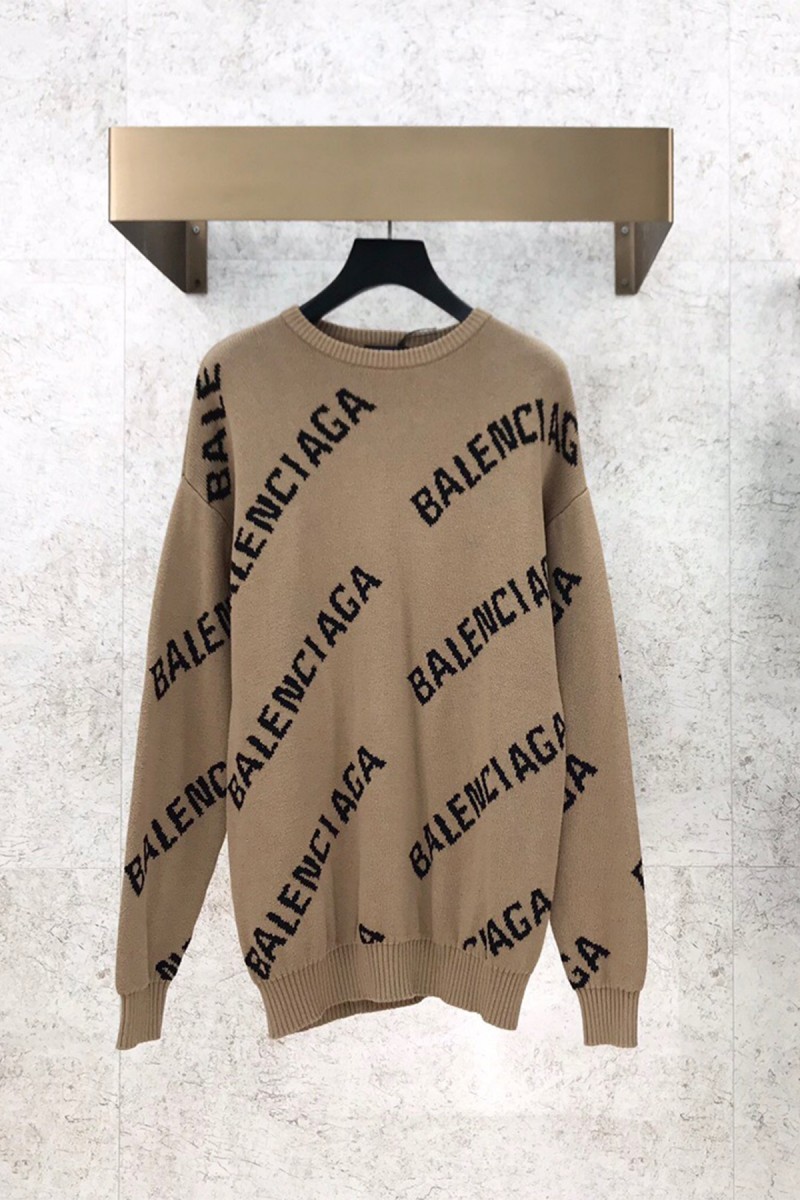 Balenciaga, Women's Pullover, Brown