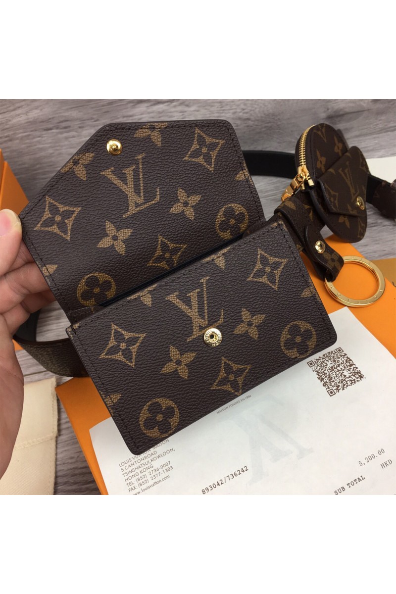 Louis Vuitton, Women's Belt, With Bag, Brown