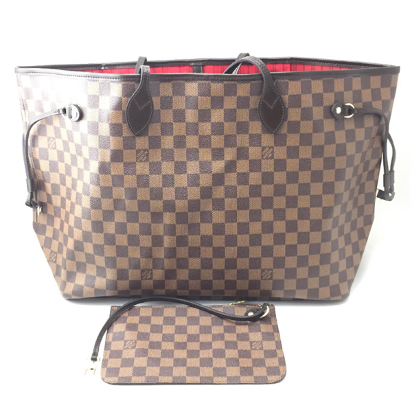 Louis Vuitton, Women's Bag, 28 cm, Damier Brown