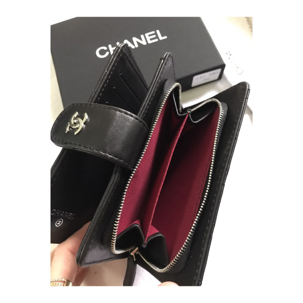 Chanel, Women's Wallet, Black