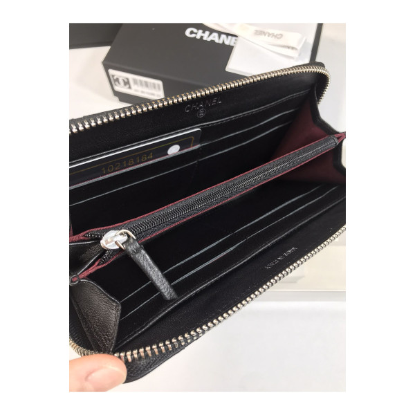 Chanel, Women's Wallet, Black