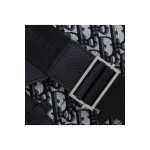 Christian Dior, Oblique Saddle, Unisex Bag, Black