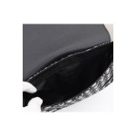 Christian Dior, Oblique Saddle, Unisex Bag, Black