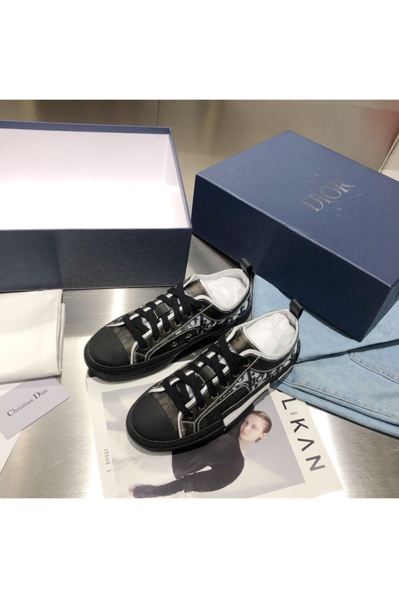 Christian Dior, B23,  Men's Sneaker, Black