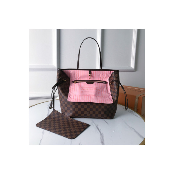 Louis Vuitton, Neverfull, Women's Bag, Brown