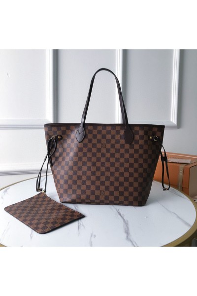 Louis Vuitton, Neverfull, Women's Bag, Brown
