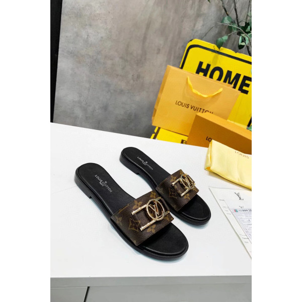 Louis Vuitton, Women's Slipper, Brown