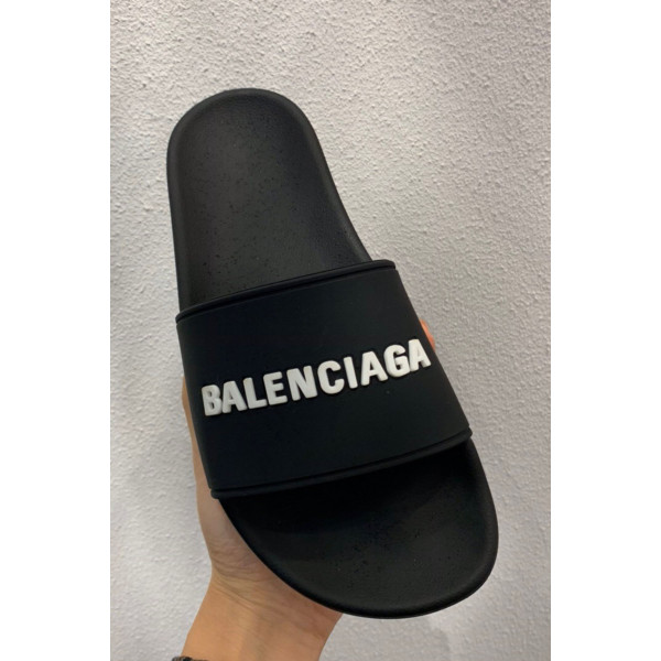 Balenciaga, Men's Slipper, Black
