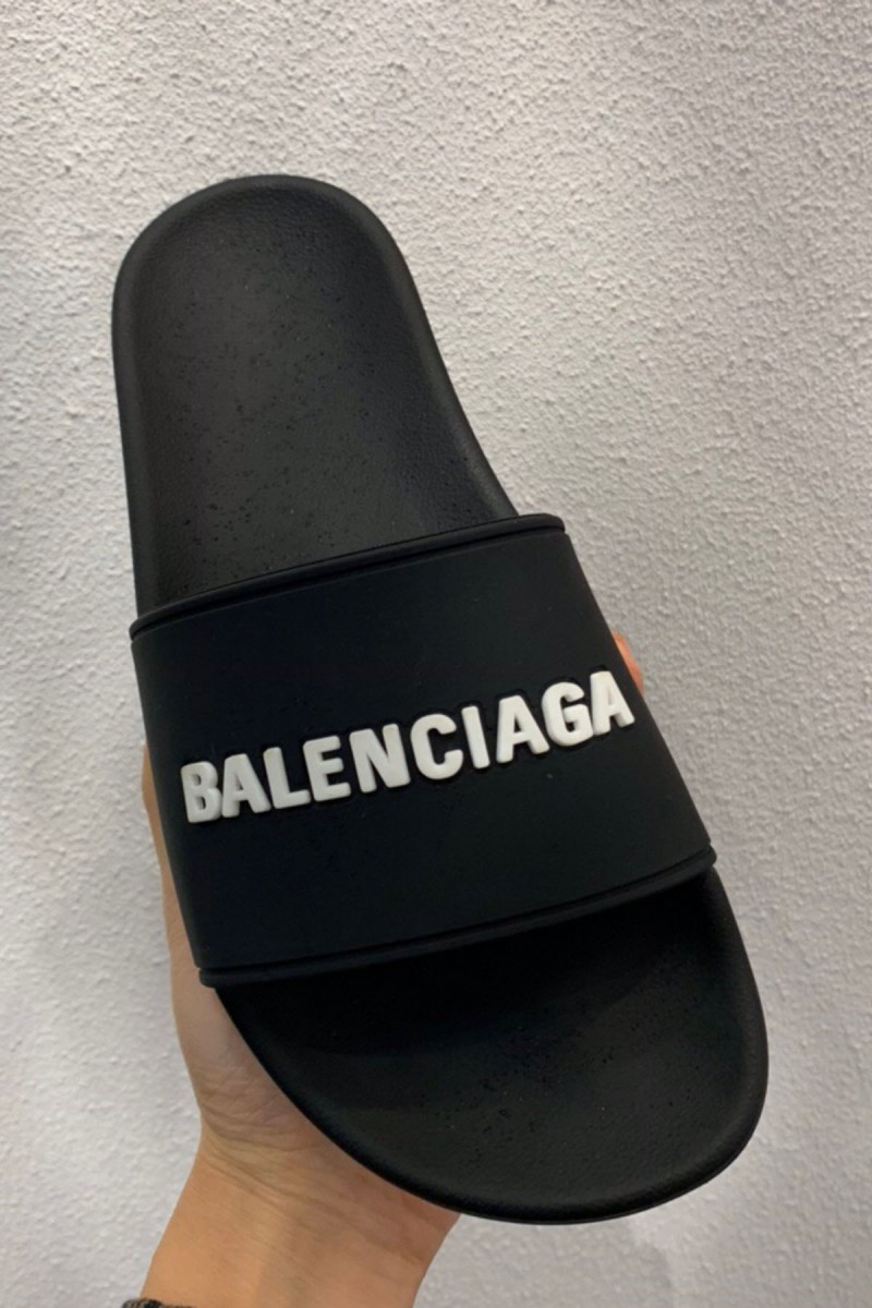 Balenciaga, Men's Slipper, Black