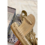 Christian Dior, Women's Sandals, Beige
