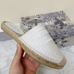 Christian Dior, Women's Slipper, White