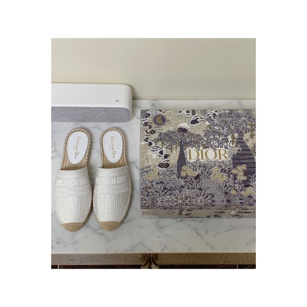 Christian Dior, Women's Slipper, White