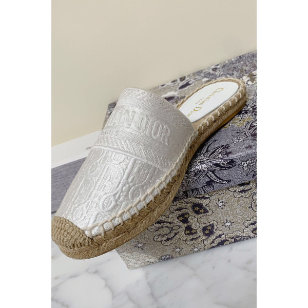 Christian Dior, Women's Slipper, White