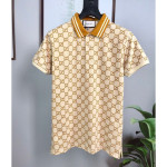 Gucci, Men's Polo, Mustard Yellow