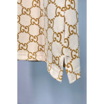 Gucci, Men's Polo, Mustard Yellow