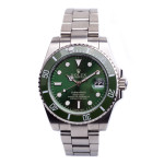 Rolex, Women's Watch, Submariner Date, Oyster 36 mm, Oystersteel/Green