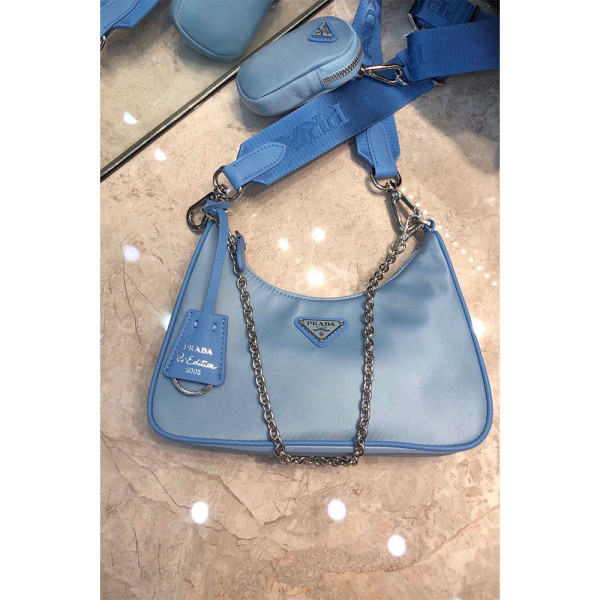 Prada, Women's Bag, Blue