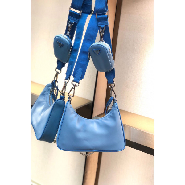 Prada, Women's Bag, Blue