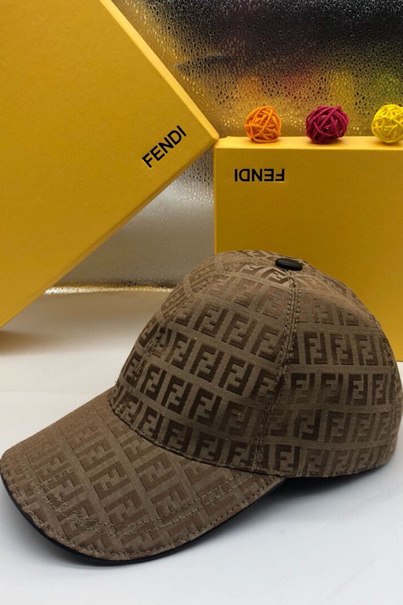 Fendi, Unisex Hat, Brown