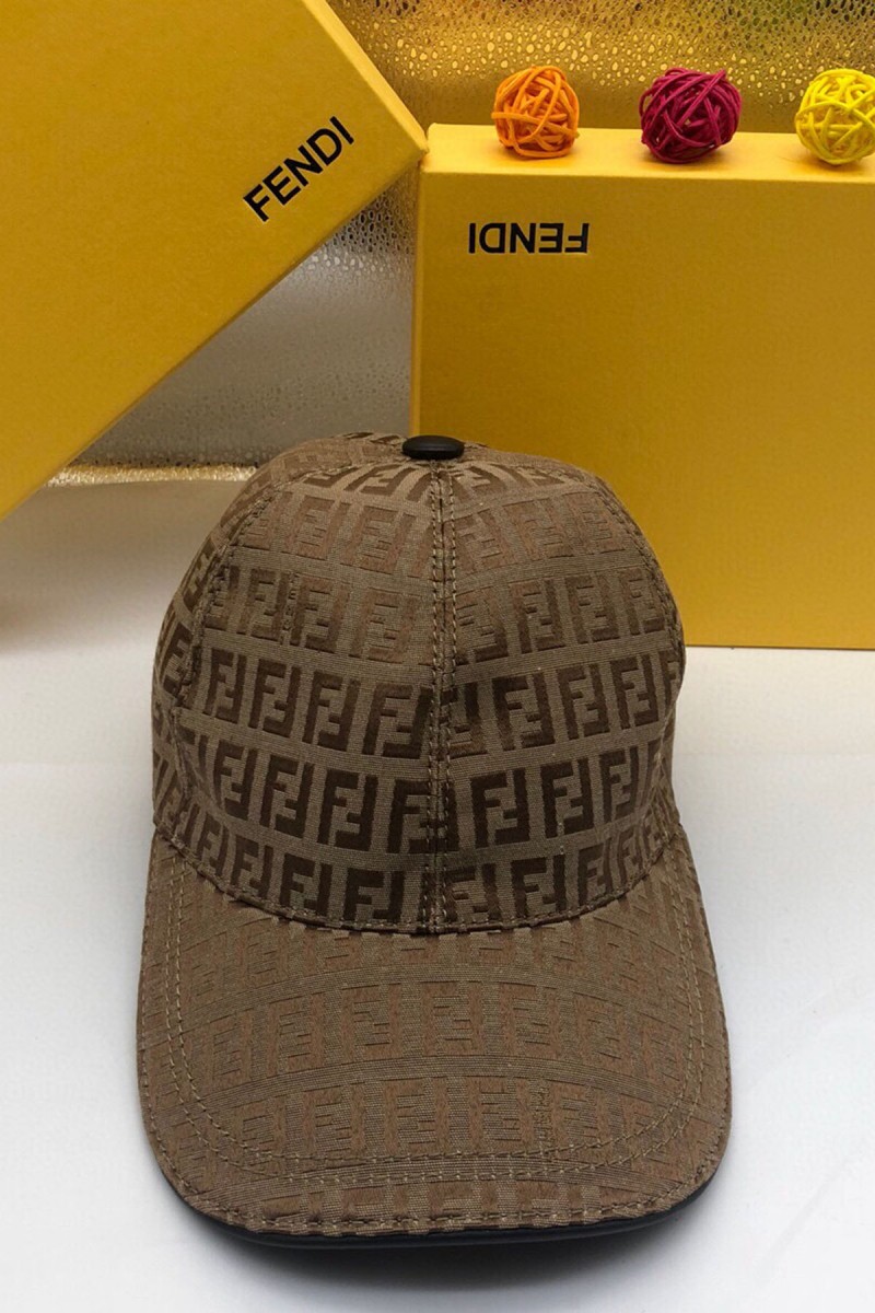 Fendi, Unisex Hat, Brown