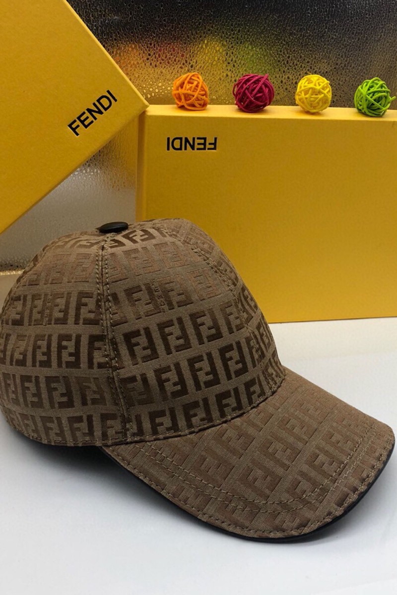 Fendi, Unisex Hat, Brown