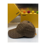 Fendi, Unisex Hat, Brown