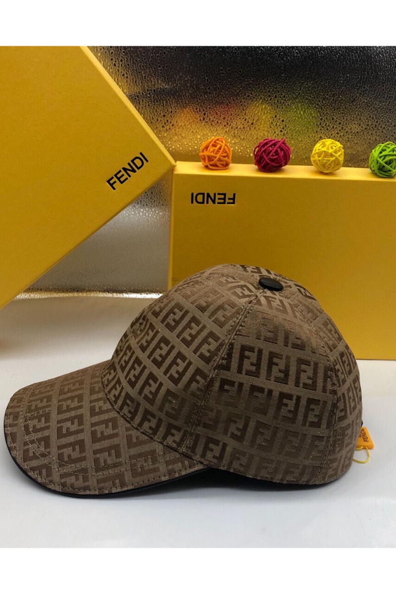 Fendi, Unisex Hat, Brown