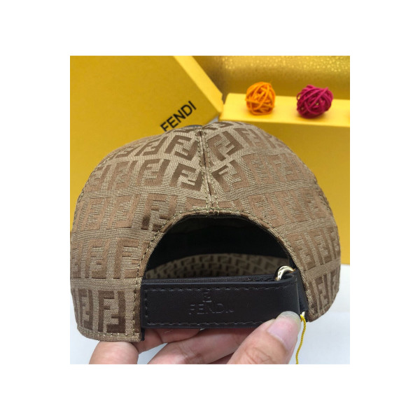 Fendi, Unisex Hat, Brown