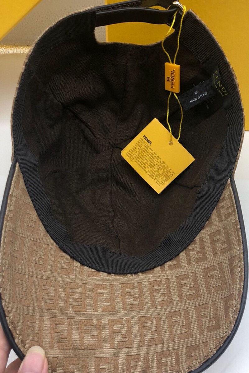 Fendi, Unisex Hat, Brown