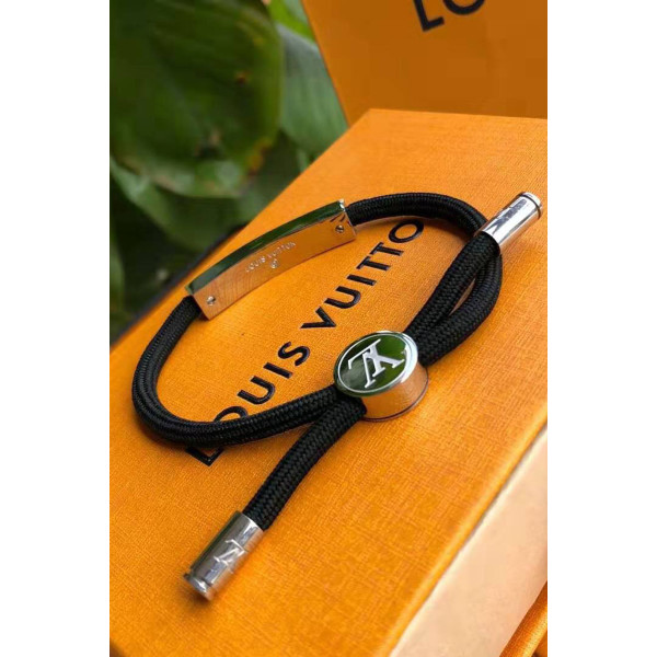 Louis Vuitton, Unisex Bracelet, Black