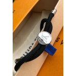 Louis Vuitton, Unisex Bracelet, Black