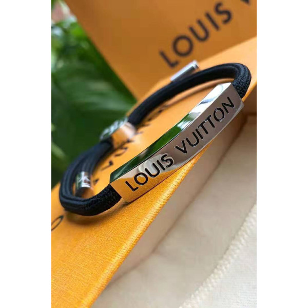 Louis Vuitton, Unisex Bracelet, Black