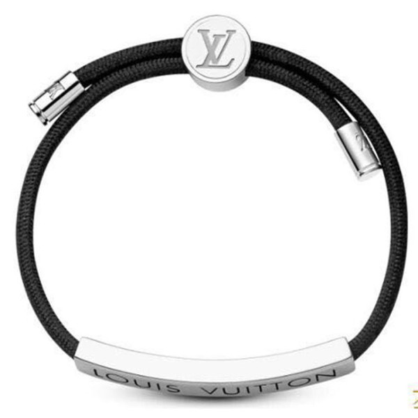 Louis Vuitton, Unisex Bracelet, Black