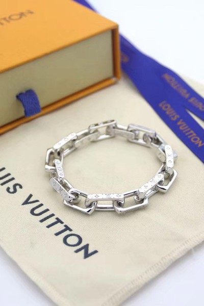 Louis Vuitton, Unisex Bracelet, Silver