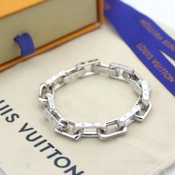 Louis Vuitton, Unisex Bracelet, Silver