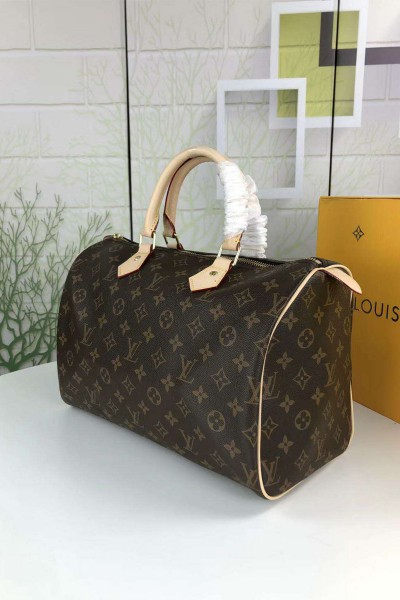 Louis Vuitton, Speedy, Women's Bag, Brown