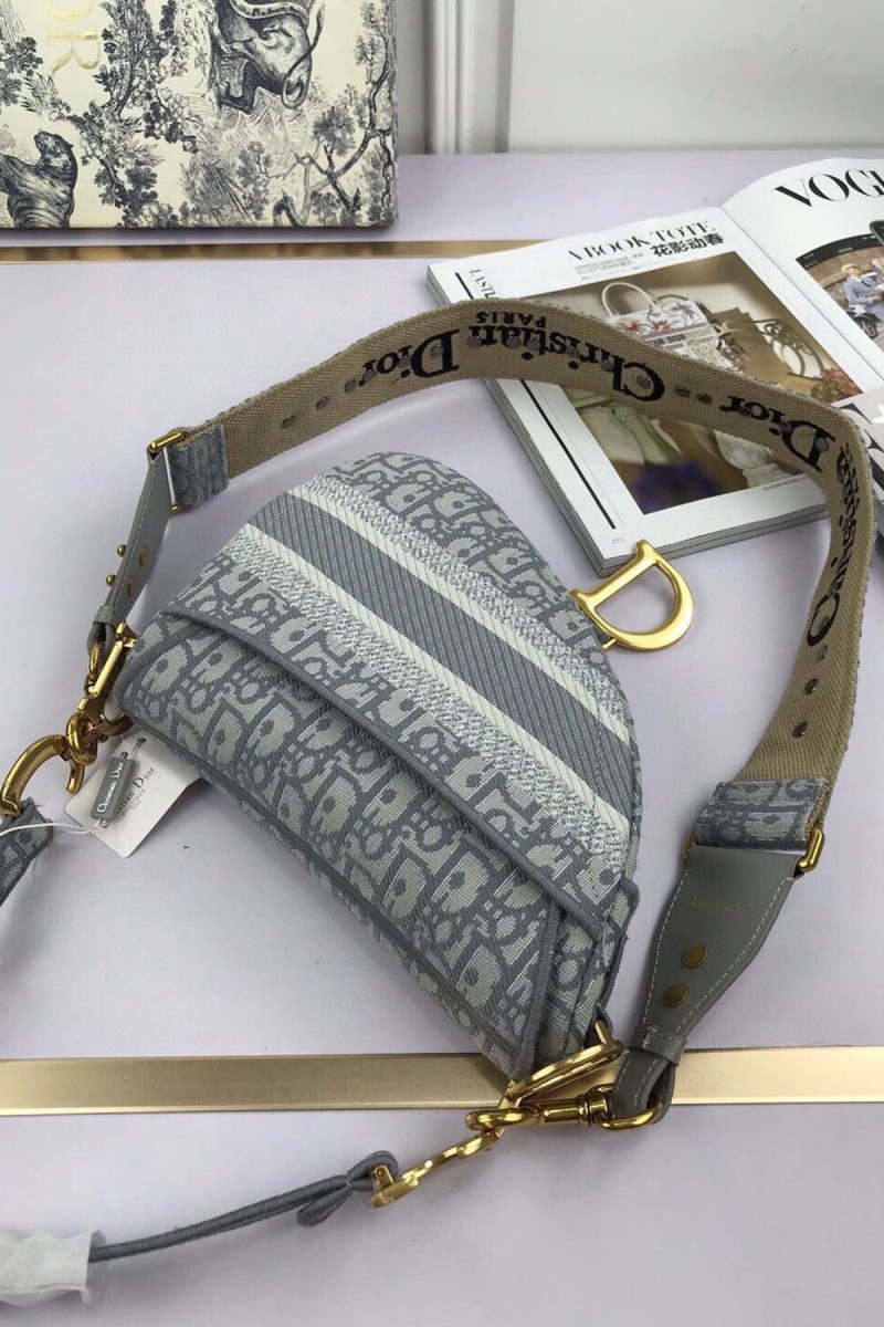 Christian Dior, Saddle, Women's Bag, Grey