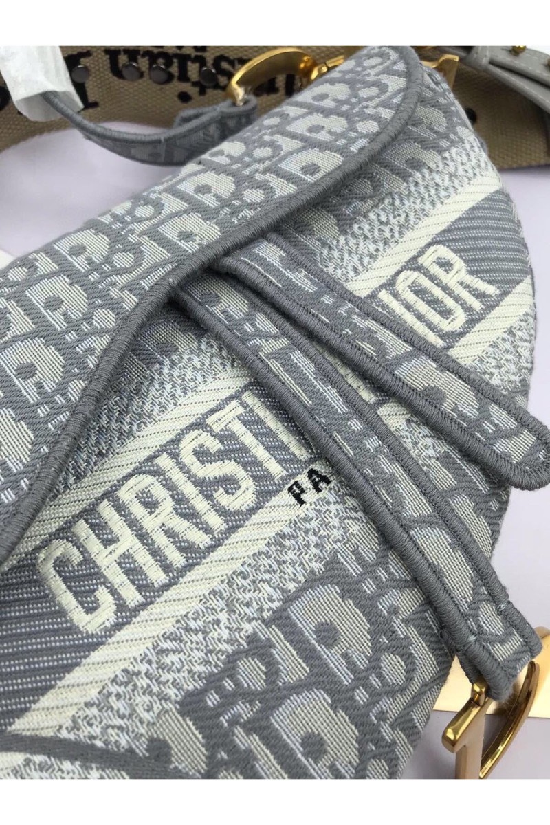 Christian Dior, Saddle, Women's Bag, Grey