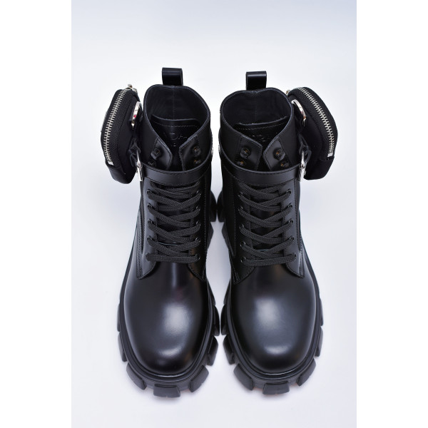 Prada, Women's Boot, Black