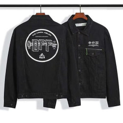 Off White, Men's Jeans, Black