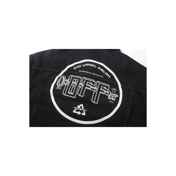 Off White, Men's Jeans, Black